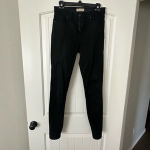 Madewell high rise skinny jeans, 28 tall